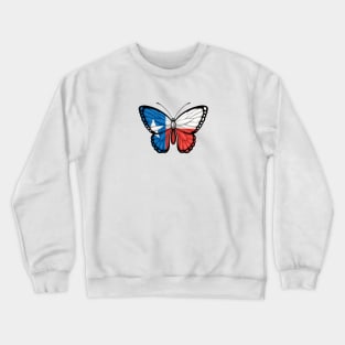 Texas Flag Butterfly Crewneck Sweatshirt